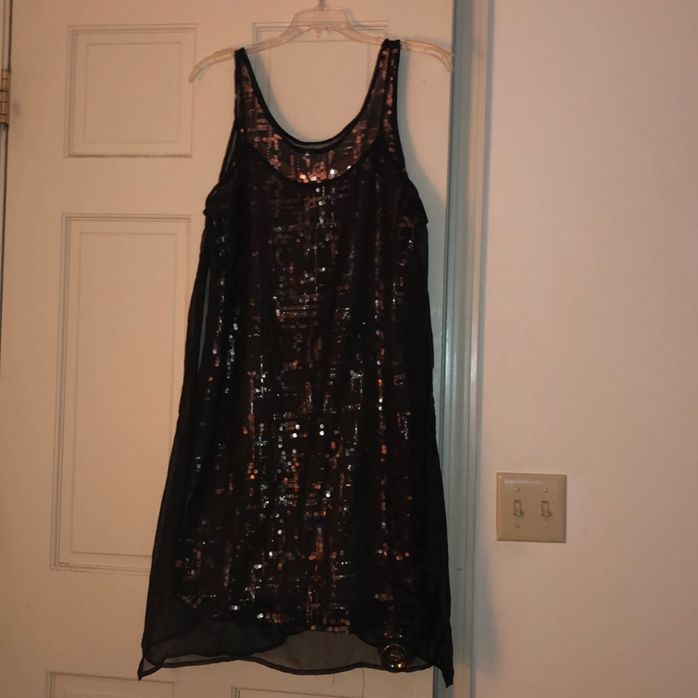 Brand new sequin little black dress
